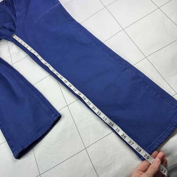 Everlane Way High Jeans Women 27 Tall Purple Straight Leg Organic Cotton Stretch - Picture 11 of 13